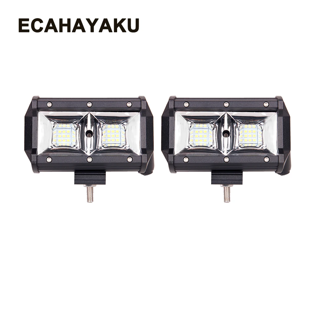 

ECAHAYAKU 5 inch LED Work Light Bar 12V 24V 54W 6000K Auto DRL Lights for Off-road 4x4 4WD Car Truck SUV car styling ATV led bar