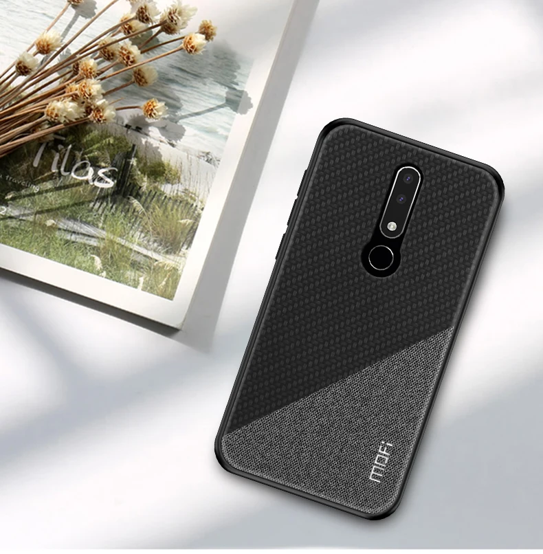 MOFI отличием II серии чехол для Nokia 3,1 Plus тесьмы дизайнерская ткань ТПУ Мягкий противоударный PC жесткий защитный чехол для телефона для Nokia X3