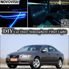 Novovisu для Volvo S80 S80L подкладке окружающий свет атмосферу волоконные оптические фары внутри дверь Панель освещение не EL свет