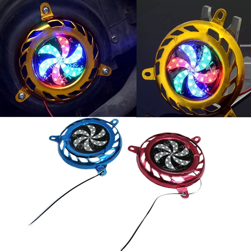 JEAZEA Motorcycle Motorbike Bicycle Scooter Engine Cooling Fan Cover