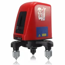 360 градусов самонивелирующаяся Крестовая Лазерная линия спиртовой уровень красный 2 линии 1 точка поворотная головка инструменты автоматическое нивелирование лазерный уровень