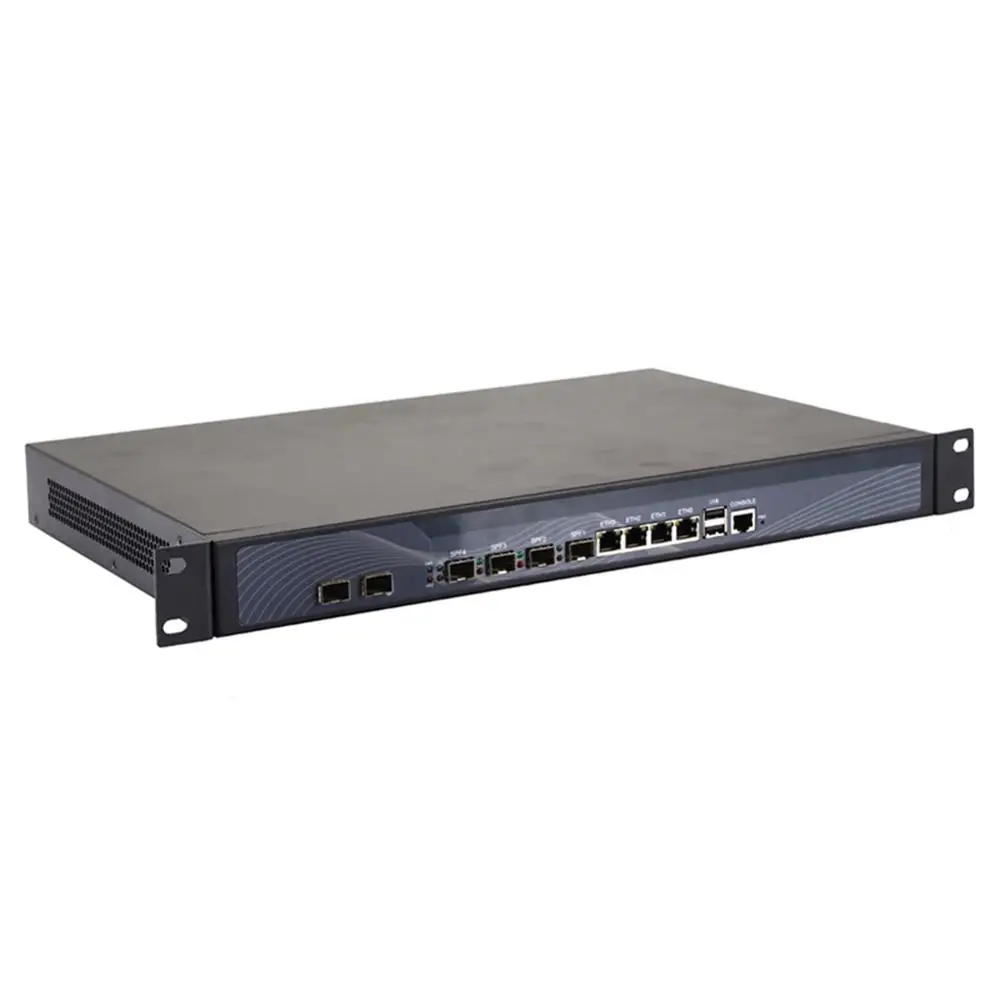 Брандмауэр Mikrotik Pfsense сети VPN Security Appliance маршрутизатора ПК Intel Pentium G3250, [HUNSN RS19], (4LAN/2USB/1COM/1VGA)