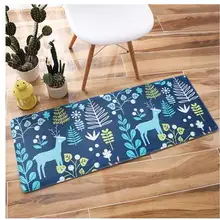 Простой цветок листья коврик с принтом ковер бархатная дверь Напольный Коврик Гостиная bay оконные коврики