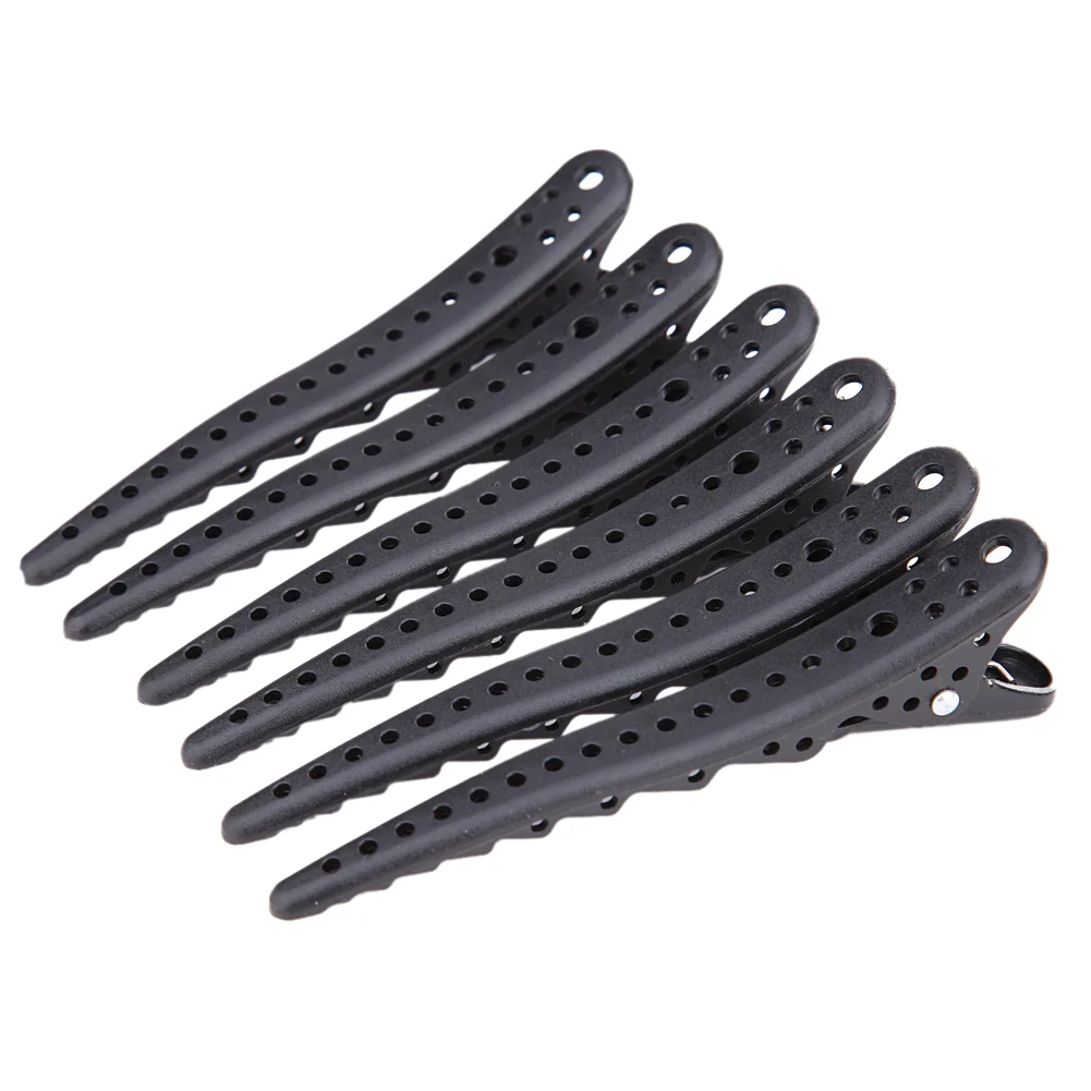 6Pcs Hair Clips Mouth Professional Hairdressing Salon Hairpins Hair Accessories Headwear Barrette Hair Care Styling Tools Black 6Pcs Hair Clips Mouth Professional Hairdressing Salon Hairpins Hair Accessories Headwear Barrette Hair Care Styling Tools Black