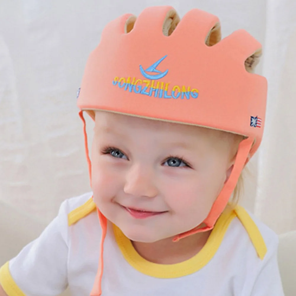 

Infant Toddler Safety Shatter-resistant Cap Hat Baby Kids Head Protection Hat Baby Walking Crawling Safety Helmet Cap One-size
