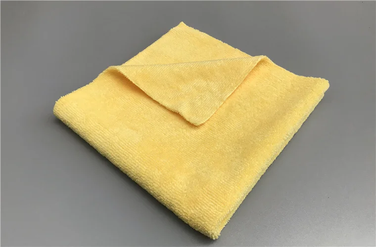 Lucullan Улучшенная прямые обтекаемой формы ткань Не оставляющий царапин для покрытия, покрытия воском, 40X40 см 300GSM полотенца из микрофибры - Цвет: 1 PC Yellow