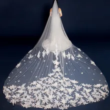 Новая Фата невесты хвост свадебная фата платье корейский длинный широкий мягкий пряжа свадебная фата