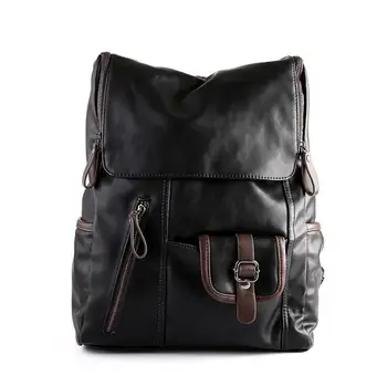 

bag again 030517 new hot man leather backpack male travel bag