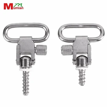 

Professional A Pair/Set 1 Inch Quick Detach Sling Swivels & Studs Quick Detachable Swivels For Gun Rifle Hunting