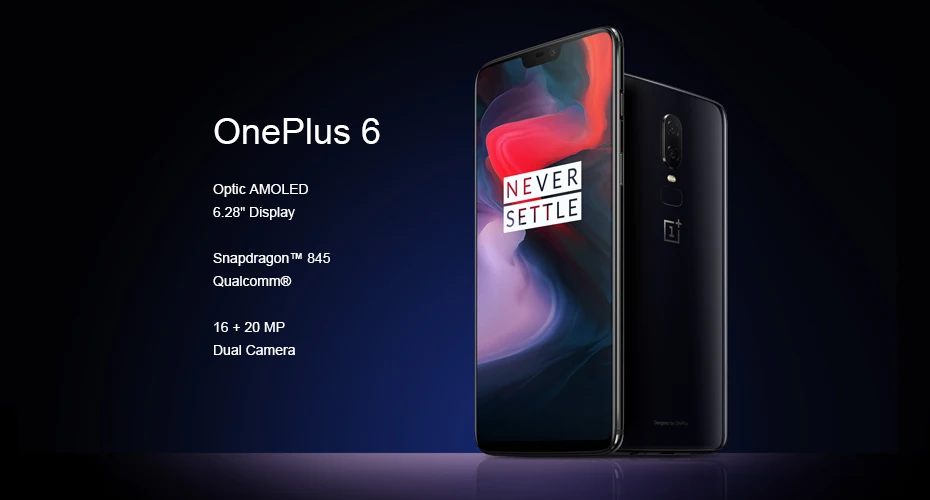 OnePlus 6 8 Гб 128 ГБ Восьмиядерный процессор Snapdragon 845 6,28 ''FHD 20MP+ 16MP AI двойная камера Face ID OxygenOS смартфон NFC