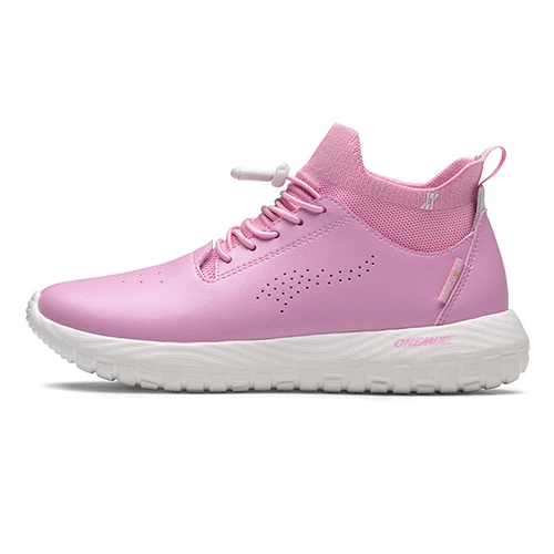 ONEMIX Мужская прогулочная обувь 3 в 1 комплект обуви уличные женские кроссовки мягкая ткань кожа светильник кроссовки для бега 1330A - Цвет: Pink W