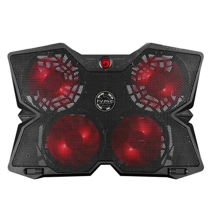 

MARVO FN38RD Cooling Fan ,400*275*30mm USB Quiet Cooling Pad Cooler with 4 Cooler Fans for up to 17 Inch Laptop Notebook