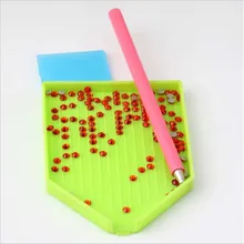 Встречаются по всей 3 шт./компл. Nail Art Pen расставить Стразы выбора гель кубическая пластина для ухода за ногтями Маникюрный Инструмент для ногтей маникюрный лак