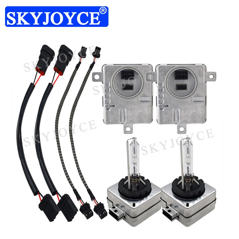 

SKYJOYCE 55W Car Headlight D1S D3S HID bulb Kit Original D1S D3S HID Bulb 4300K 6000K 8000K D1R D3R HID Ballast Reactor KIT