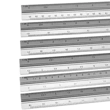 Треугольный масштабной линейки 30 см алюминиевого сплава для Графика Дизайн треугольные линейкой