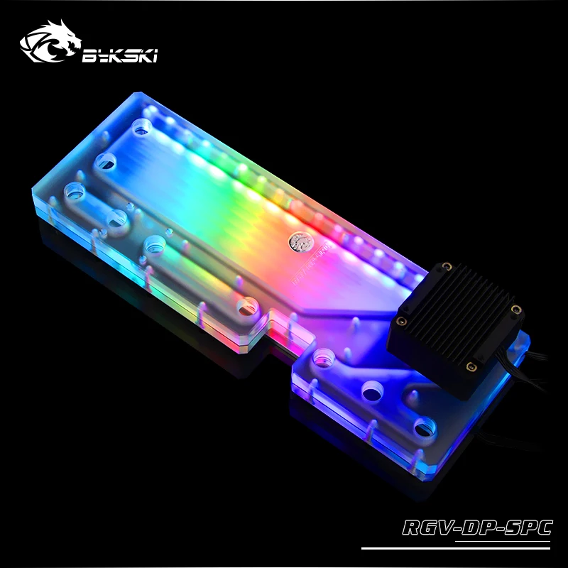Водная плата Bykski чехол 5 в RBW/12 В RGB для DeepCool Quadstellar водное охлаждение