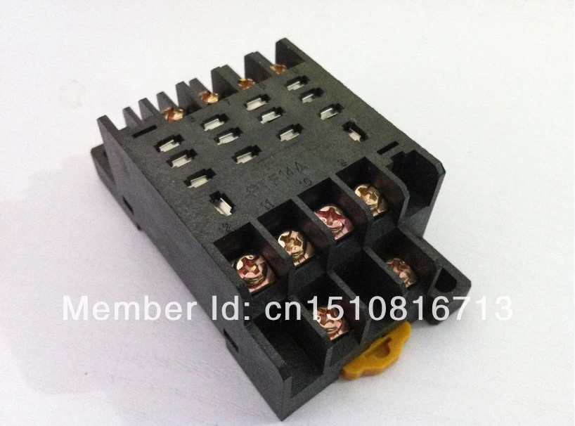 100PCS PTF14A основание релейного разъема для LY4NJ HH64P L реле мощности|relay socket base|relay socketrelay