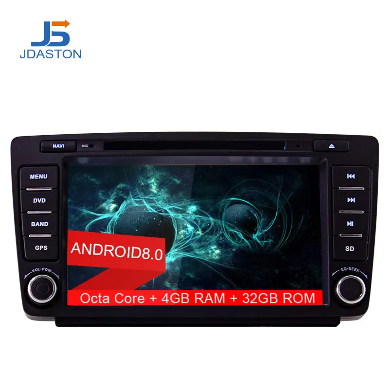 

JDASTON 2 DIN Android 9.0 Car DVD Player For SKODA OCTAVIA II 4G+32G Auto Audio Radio Multimedia Video GPS Navigation Stereo RDS