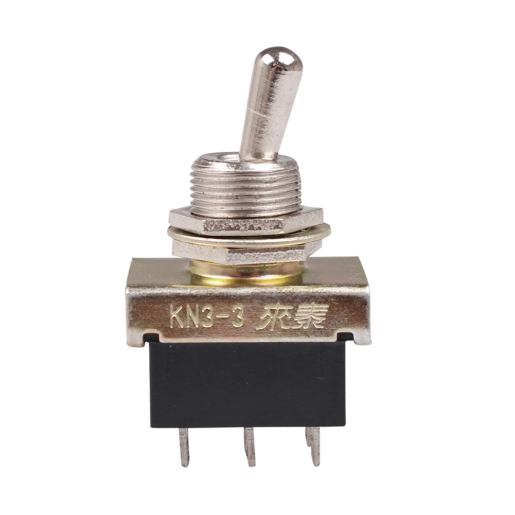2 позиционный 6 терминалов DPDT Черный тумблер AC 220V/3A 110V/6A|Выключатели| |