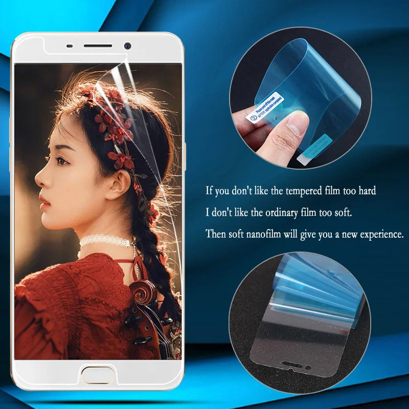 

Nano Explosion-proof Film For OPPO R9S R9 R11 Plus R17 Pro R15X Screen Protector For OPPO F9 A7X k1 Findx (Not tempered glass)