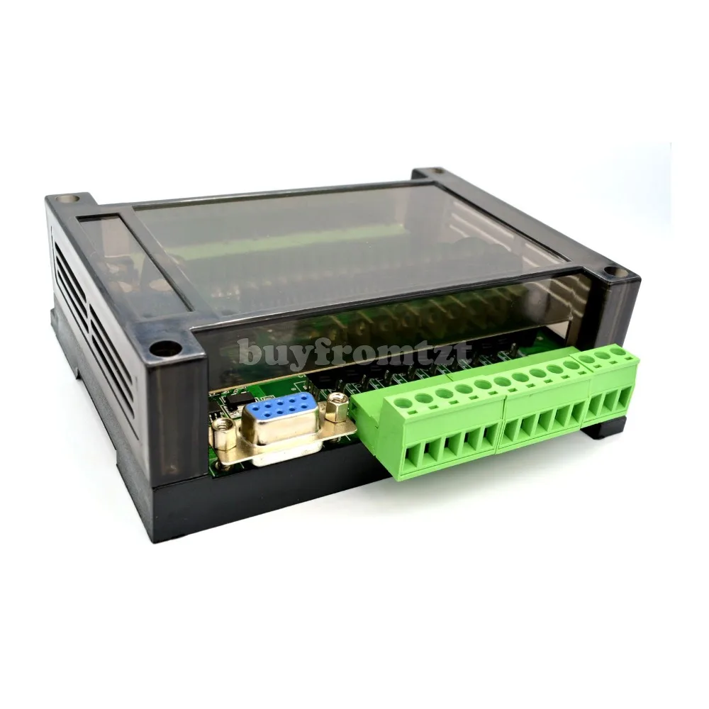 PLC Industrial Control Board FX1N 24MT DC24V 0.7A 14 Output 10 Input 4 Way Pulse Output 20K Input