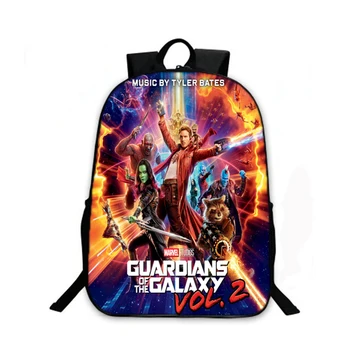 

New Women Fashion Backpack Guardians of The Galaxy Vol.2 School Backpack Boys Girls School Bags Children Bookbag Daily Backpack