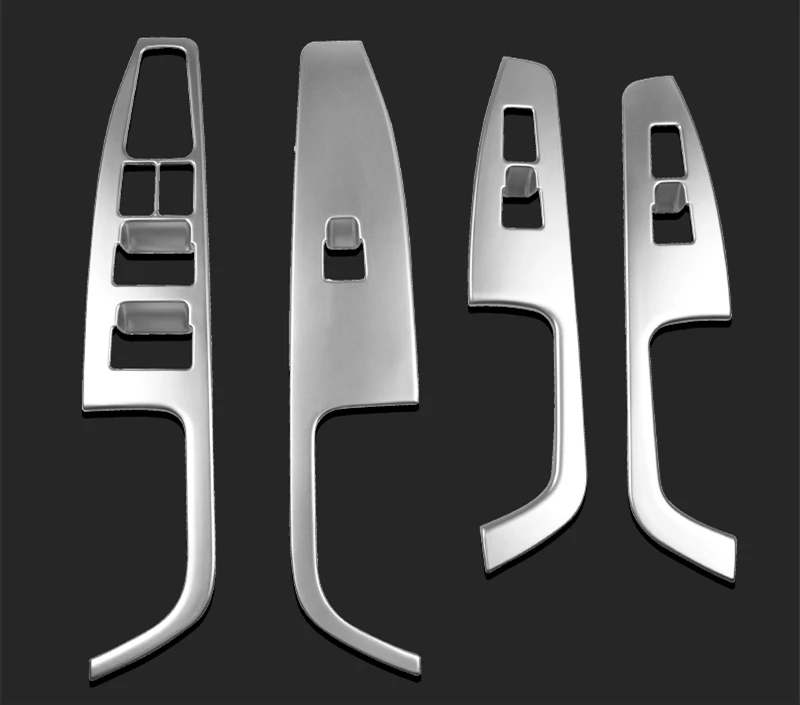 Для hyundai Elantra ABS хромированные накладки для салона автомобиля, декоративные наклейки, автомобильные чехлы, автомобильные аксессуары - Цвет: Silver