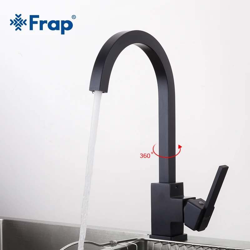 Comprar FRAP nueva llegada de agua fría y caliente fregadero de cocina grifo de aluminio mezclador de agua 360 grados de rotación YF40010