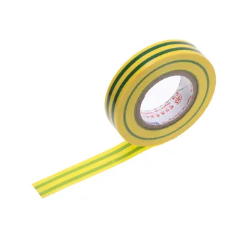 

LeKing Ground Wire Mark Adhesive Tape Electric Rubber PVC Yellow Green Double Color Practical Super Adhesive Insulating Tape
