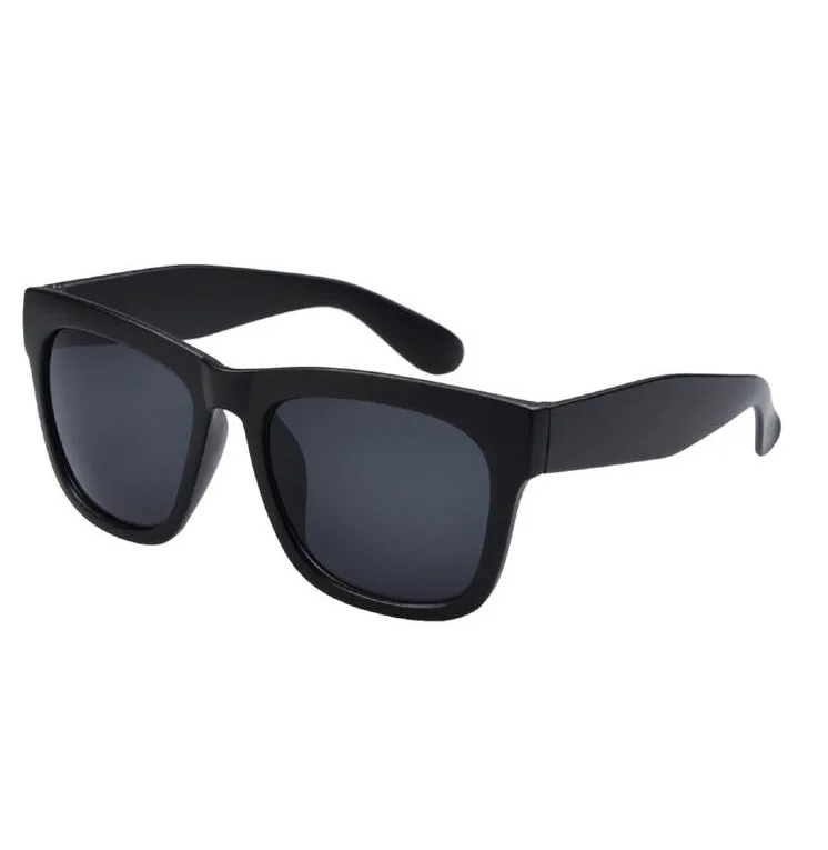 Дизайн женские и мужские повседневные солнцезащитные очки винтажные квадратные светоотражающие очки Ретро Стиль Солнцезащитные очки oculos 9 цветов 15901 - Цвет линз: Matte black