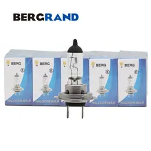 10 шт. автомобиль H7 галогенная лампа для автомобилей 12В 55 Вт 3100 к светодиодный налобный Противотуманные фары жесткий Стекло 3100 K PX26d Замена оригинальной автомобильной лампы