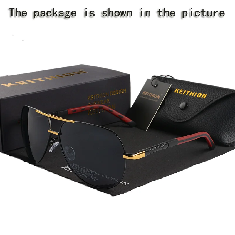 HEITHION Luxury Sunglasses Men Polarized Classic Sun Glasses Fishing Accessories Driving Goggles gafas de sol zonnebril mannen