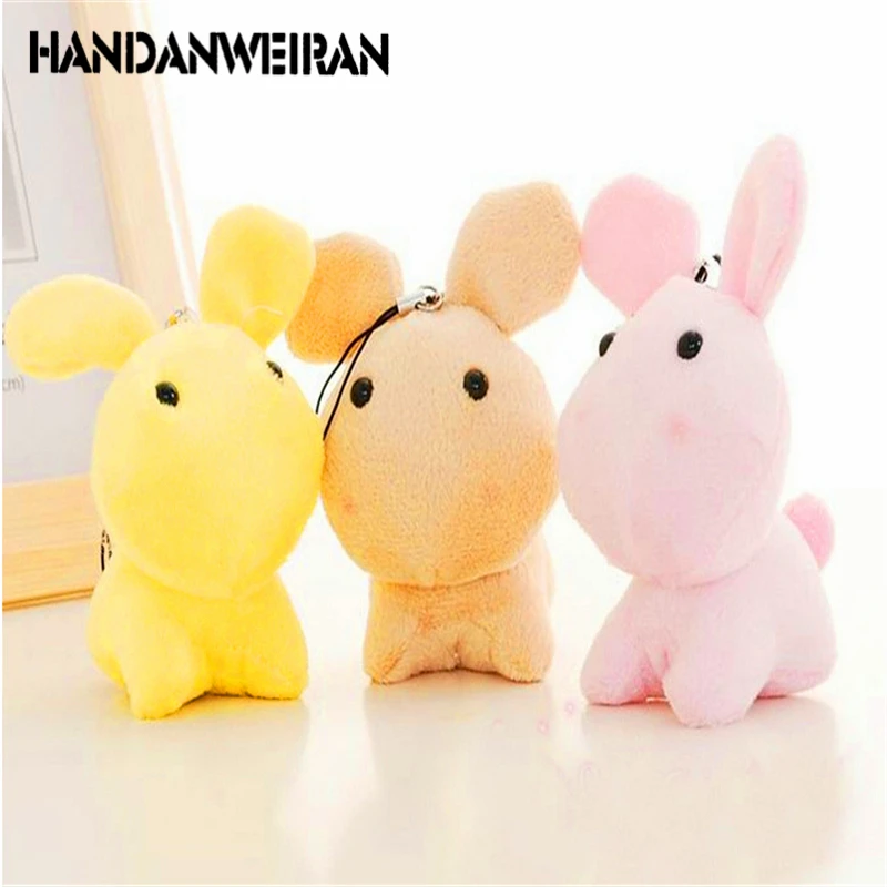 

2017 NEW Cute bunny rabbit Bobo soft plush toy mobile phone Bunny Mate Stuffed & Plush Animals pendant/ wedding gifts/Key buckle