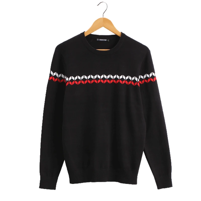 Vomint 2019 Для мужчин свитера пуловеры с круглым вырезом Полосатый Англия Soilders ссылка элегантный дизайн модные Для мужчин Sweaterhirts O6VI6A79