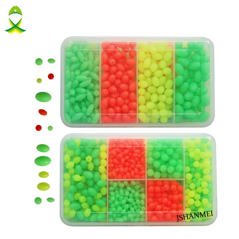 1000 шт. пластиковые светящиеся рыболовные бусины JSM|bead machine|beaded favorstackle wholesale |