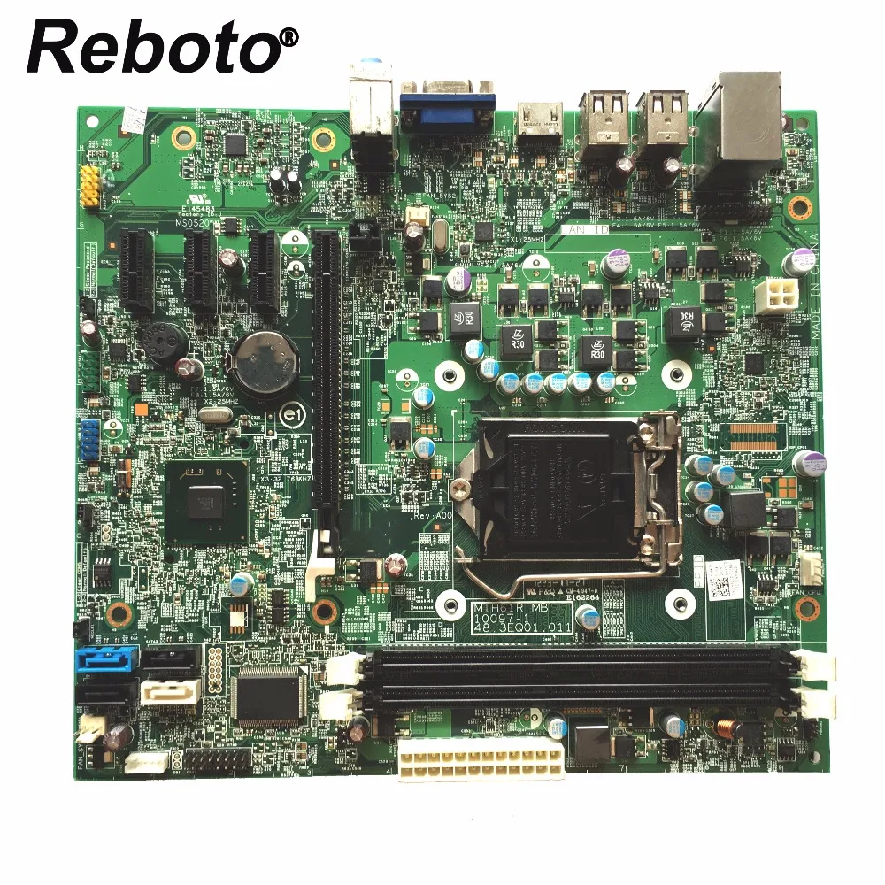 Reboto для DELL OPX 390 MT рабочего стола материнской платы MIH61R 48.3EQ01.011 CN 0M5DCD M5DCD LGA1155