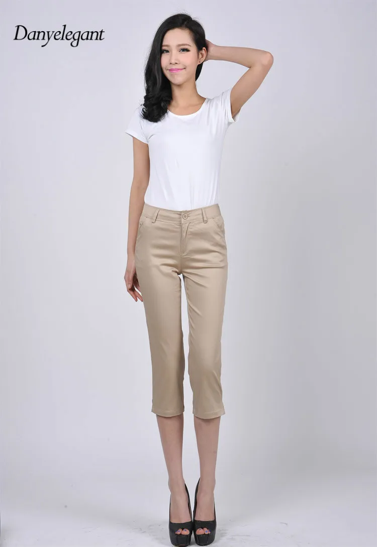 womens grey capris