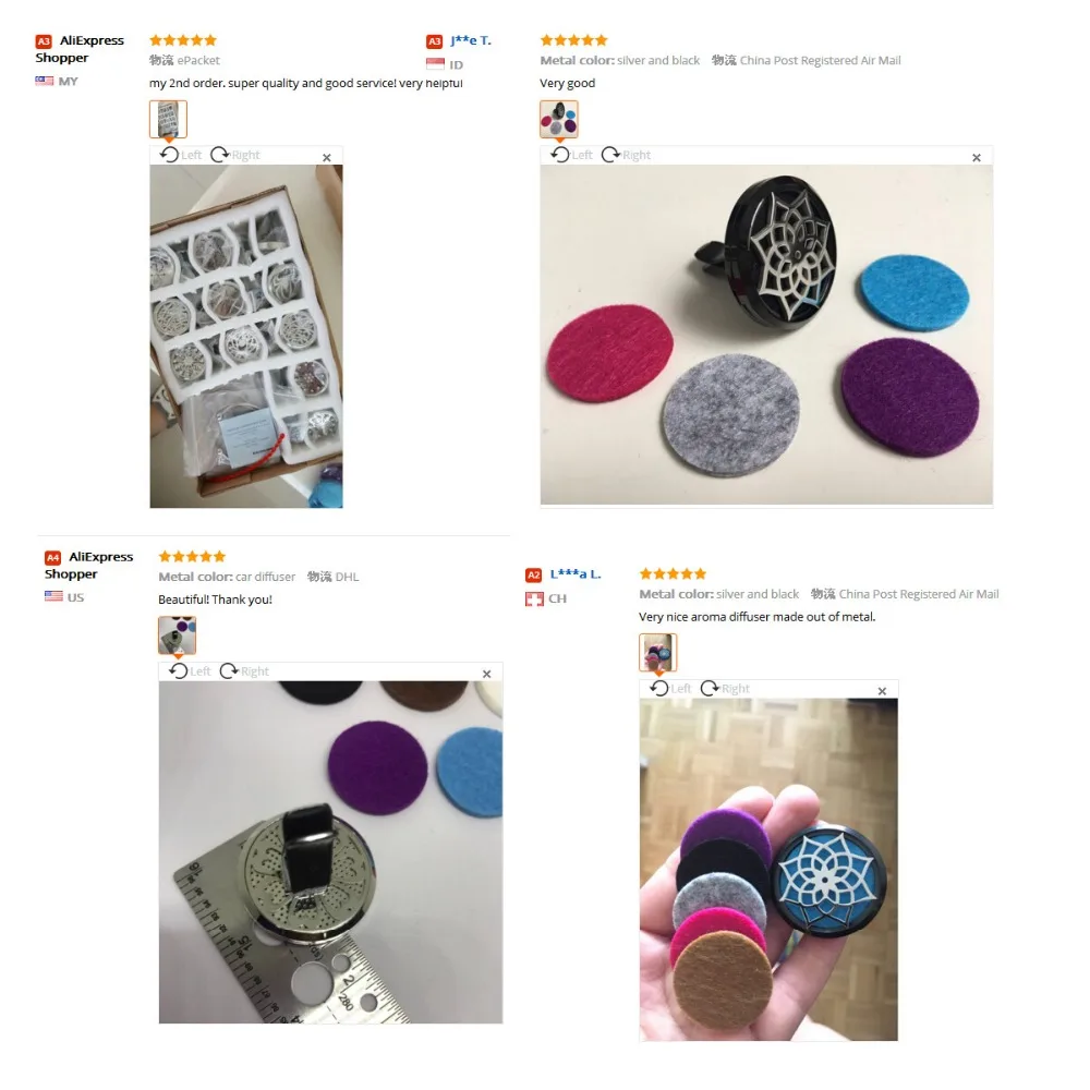 VH001-10 Car Diffuser Locket