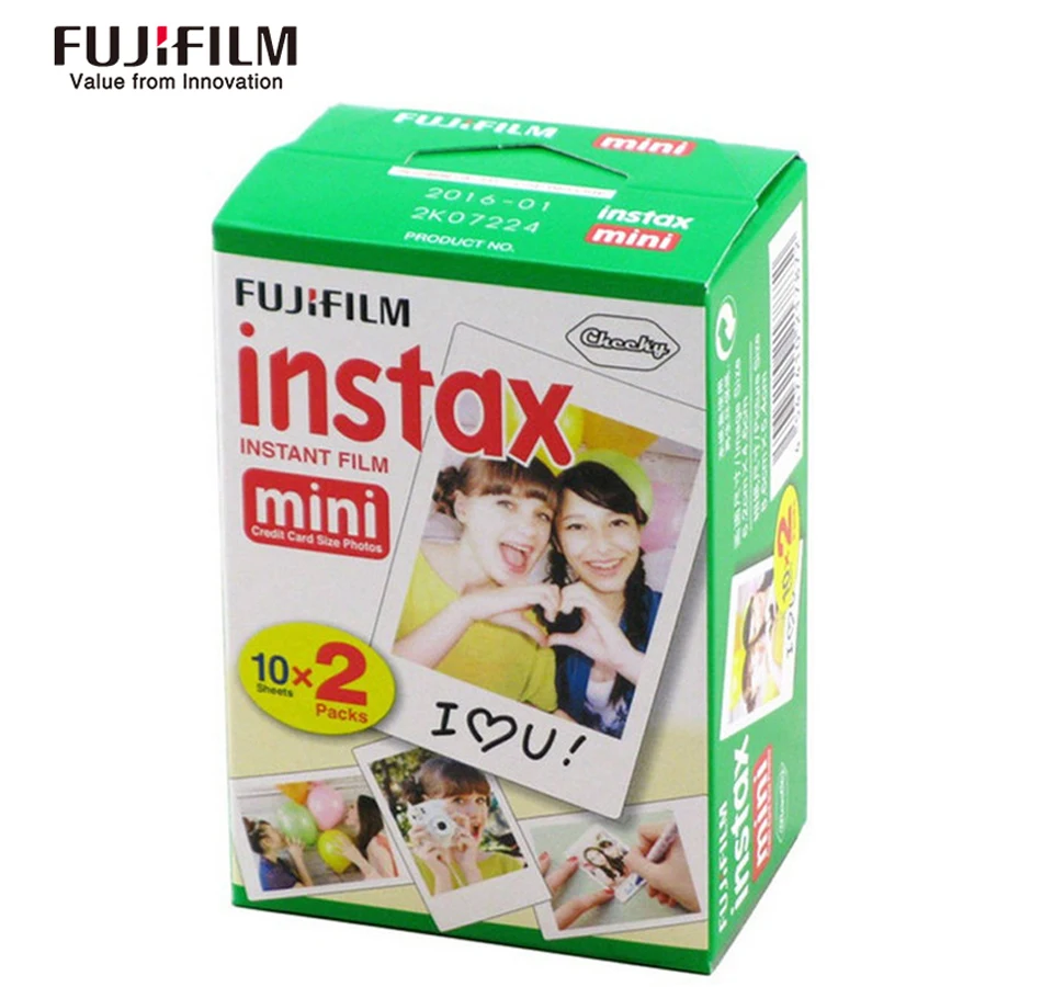 Пленка Fujifilm Fuji instax mini8 20 листов белая пленка+ 20 листов наклейки для мгновенной камеры mini 8 7 s 25 50 s 90 фотобумага