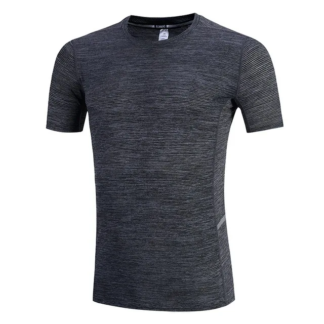 

WW-9858 Fitness Running Training Run Shir tBodybuilding Training T Shirt Compression Shorts