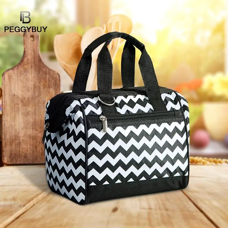 Portable Lunch Bag New Thermal Insulated Lunch Box Tote Cooler Bag Thermal Cooler Food Container Tote Outdoor Picnic Bags