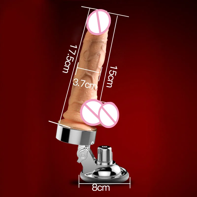 Huge Dildo Vibrator Sex Machine Gun Heating Vibrator Suction Cup Dildo Magic Wand Massager Swing Adult Sex Toys For Women