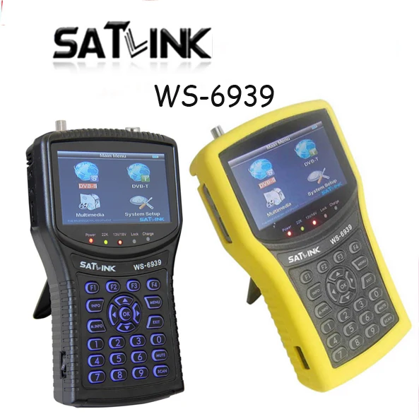 Комбинированный измеритель Satlink WS-6939 DVB-S & T ws6939 Meter finder h.264 с USB-портом hd 1080p |