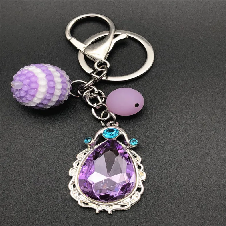 Luxury Jewelry Crystal Key Chain Keyring Women Bag Charm Keychain Car