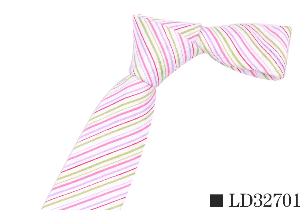 Новые галстуки для мужчин, хлопок, с принтом, тонкие мужские галстуки, костюмы для мужчин, s шеи, галстук для бизнеса, Цветочные Галстуки для жениха - Цвет: LD32701