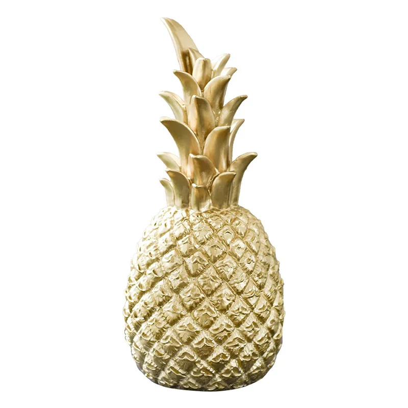 New simple pineapple ornaments creative home decoration ornaments resin crafts restaurant wine cabinet decoration