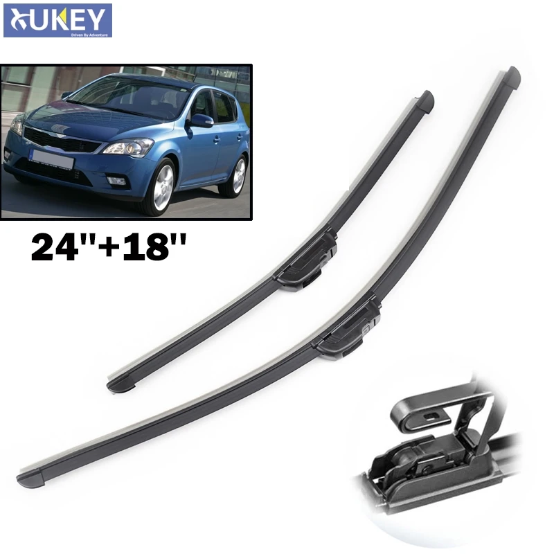 Xukey Front Wiper Blades For Kia Ceed Cee'd 2009 2010 2011 2012