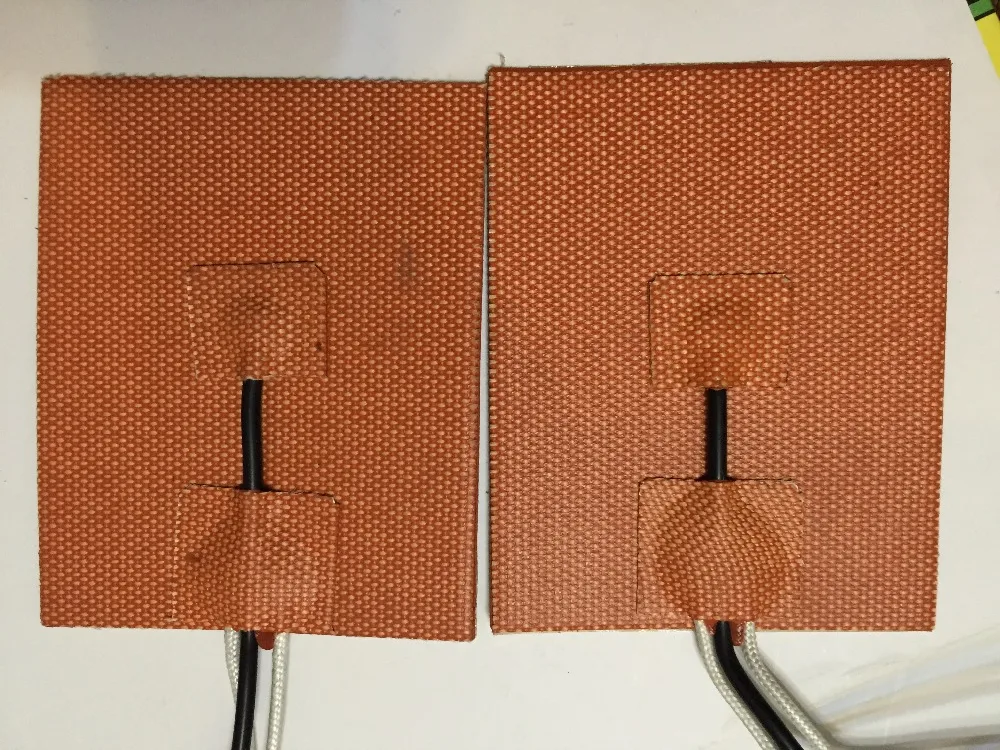 

400W 24V, 200X200mm, w/ NTC 100K Thermistor, Silicone Heater Cube Prusa i3 RepRap 3D Printer Heater,Heatbed,3M adhesive backing