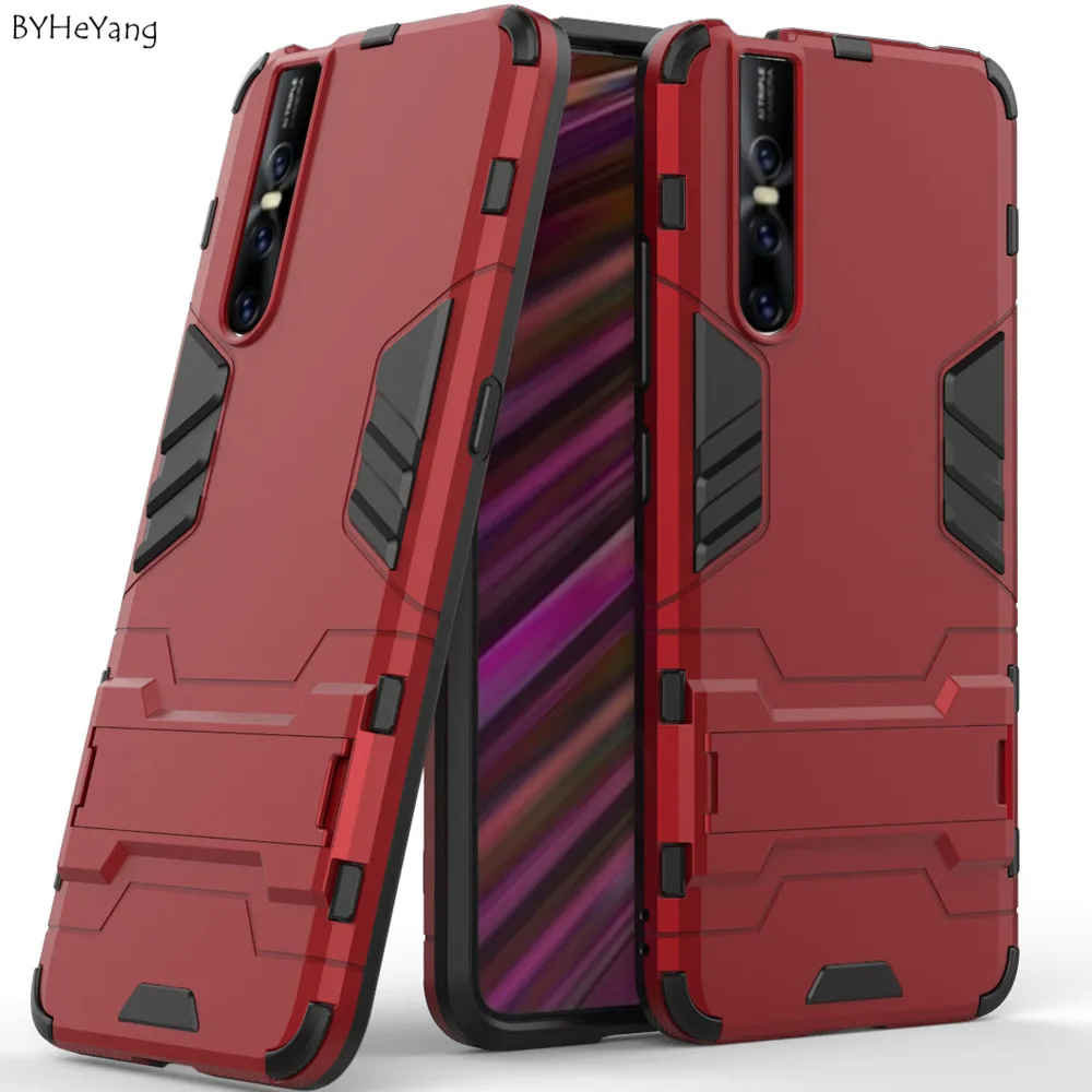 for vivo V15 Pro Shockproof Hard Phone Case for vivo V15 Pro Luxury Hybrid Silicone PC Rugged Armor Case Back Cover On V15 Pro