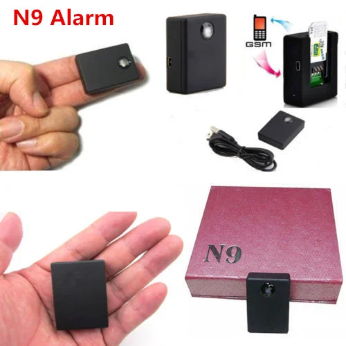 2016 Nueva Pick-Up de Voz ESPÍA SIM N9 Inalámbrica GSM Alarma Antirrobo Dispositivo Monitor de Mini En Tiempo Real del USB Dispositivo de Escucha